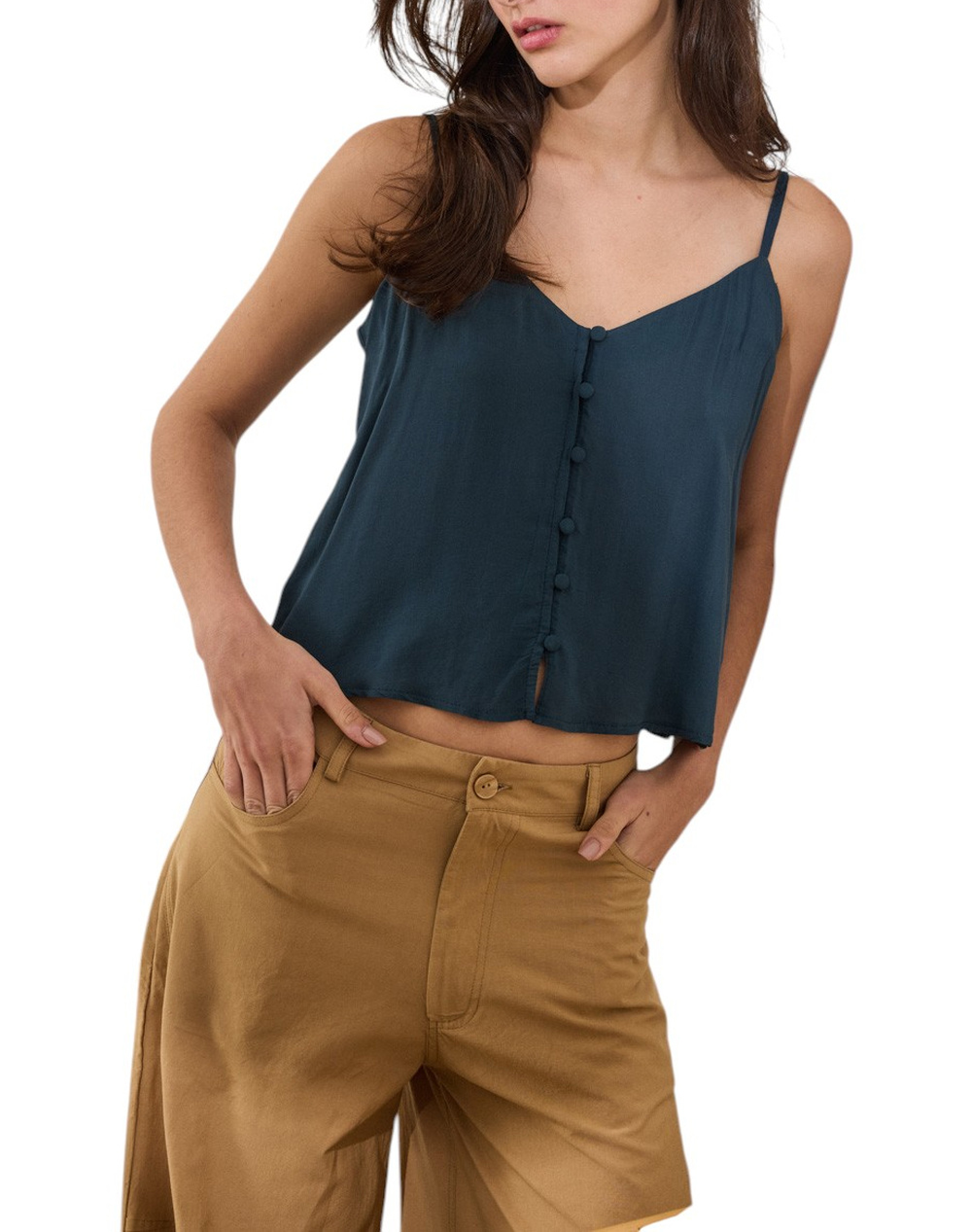 NAMASTE ΤΟΠ SYLVAINE SS1326004-GREEN DarkGreen