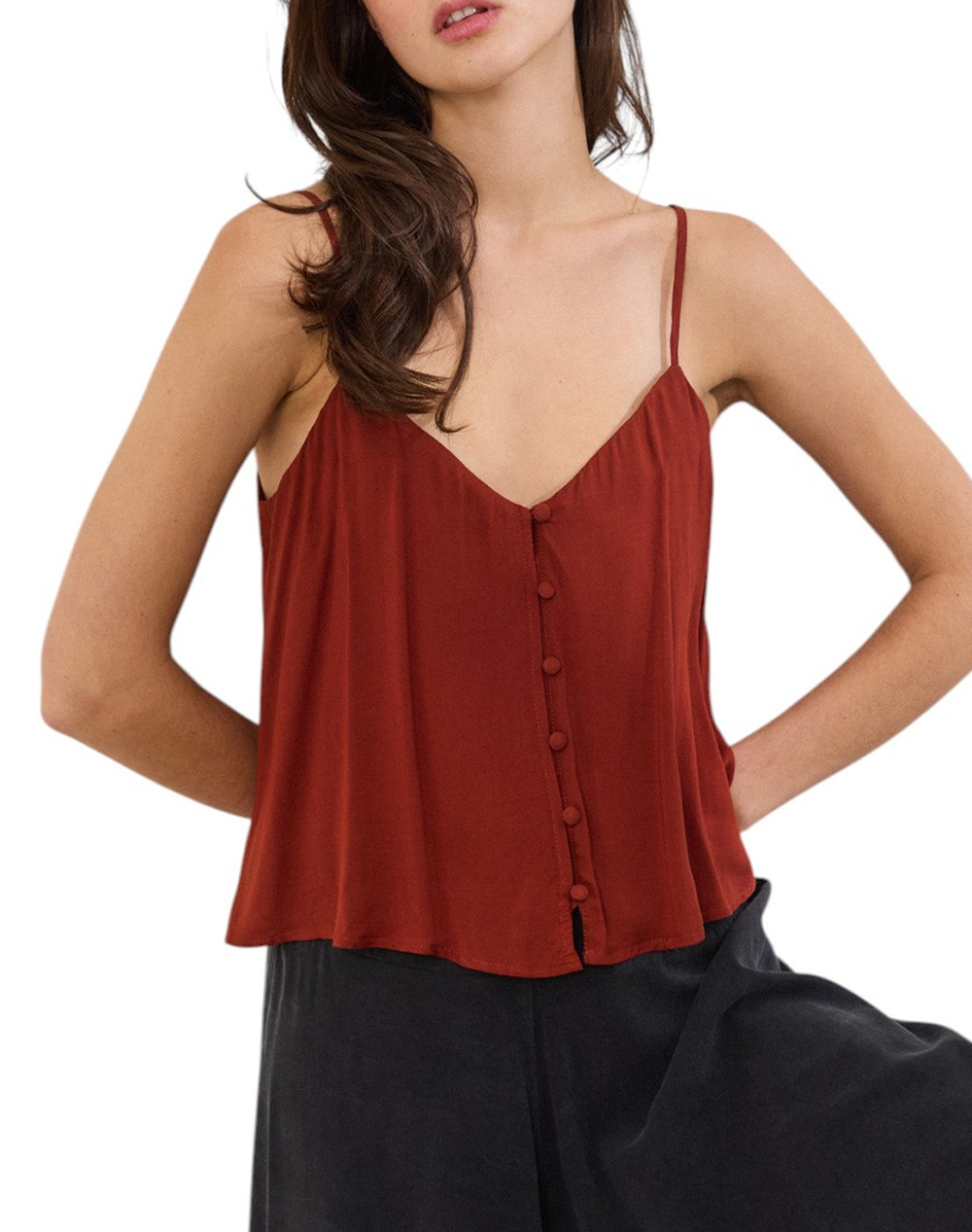 NAMASTE ΤΟΠ SYLVAINE SS1326004-HENNA Firebrick