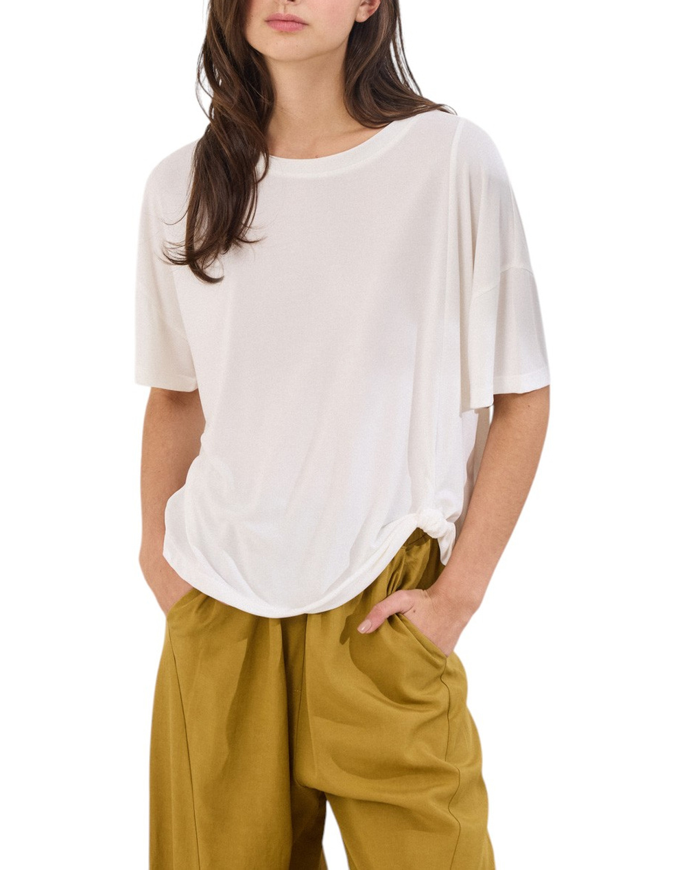 NAMASTE ΜΠΛΟΥΖΑ AVINE SS0726031-WHITE White