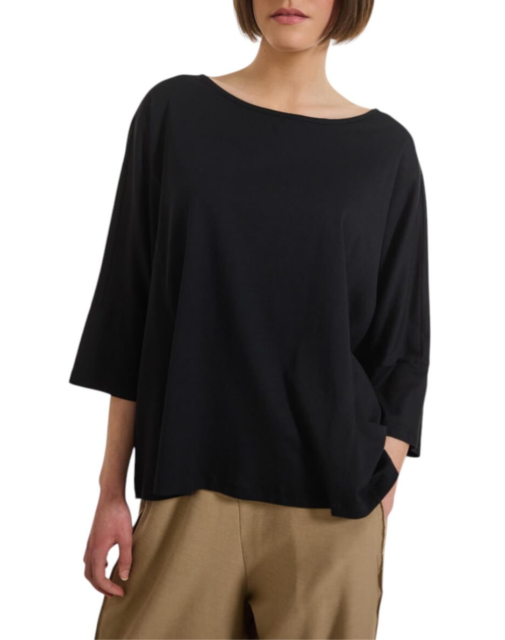 NAMASTE ΜΠΛΟΥΖΑ SS0726022-BLACK Black