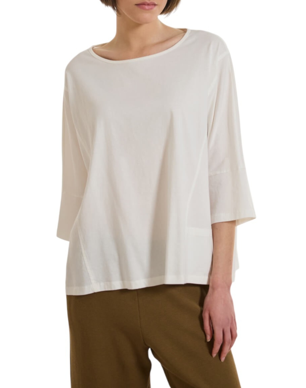 NAMASTE ΜΠΛΟΥΖΑ SS0726022-CREAM White