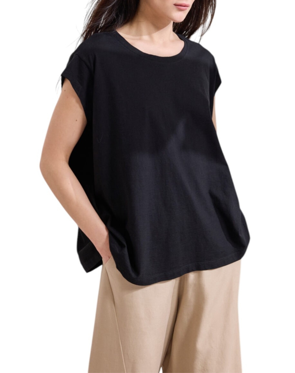 NAMASTE ΜΠΛΟΥΖΑ SS0726010-BLACK Black