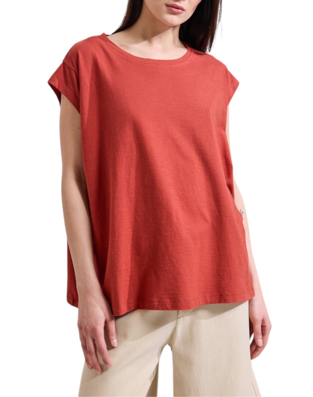 NAMASTE ΜΠΛΟΥΖΑ SS0726010-HENNA Firebrick