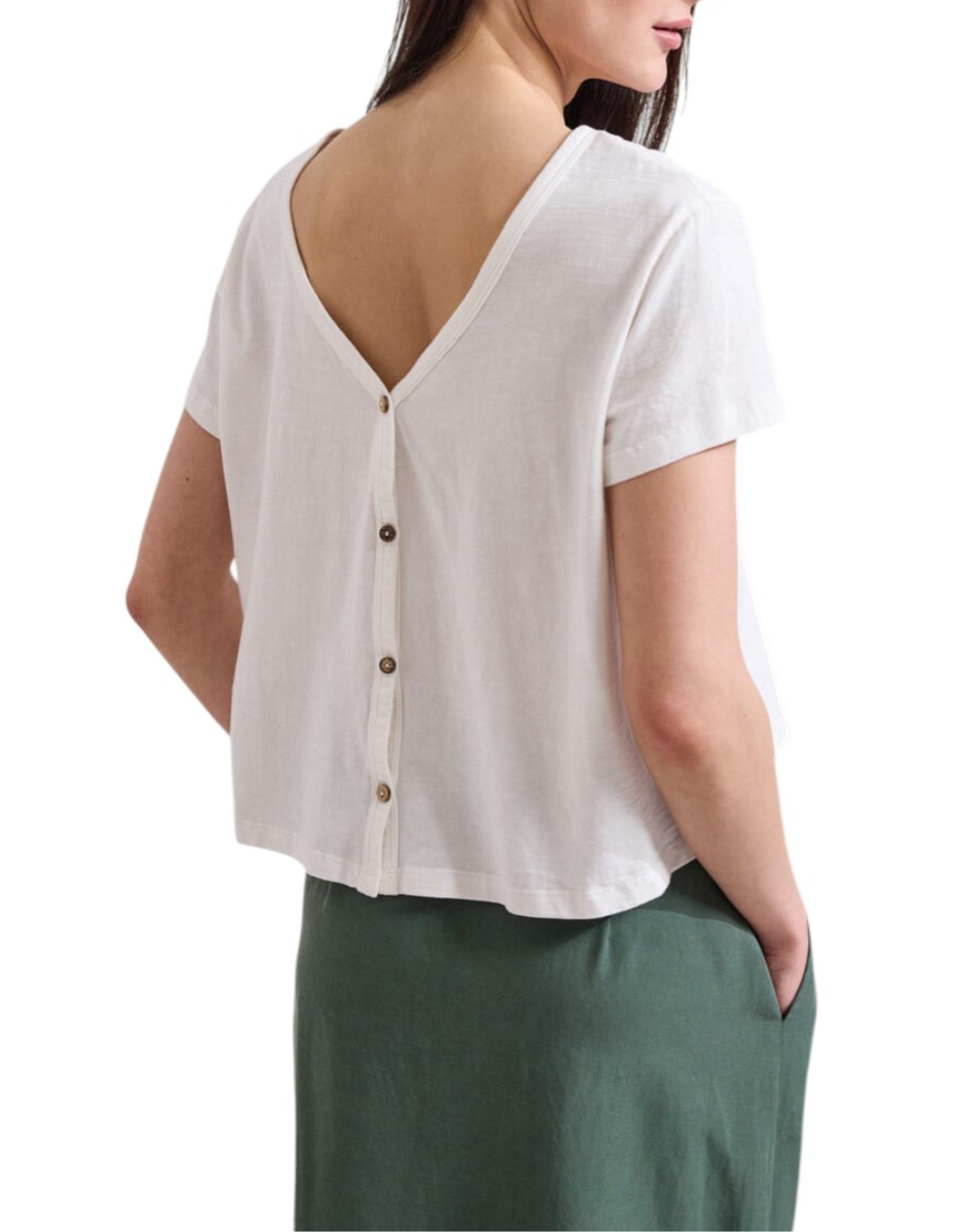 NAMASTE NAMASTE ΜΠΛΟΥΖΑ LUREYA SS0726009-WHITE White - 2