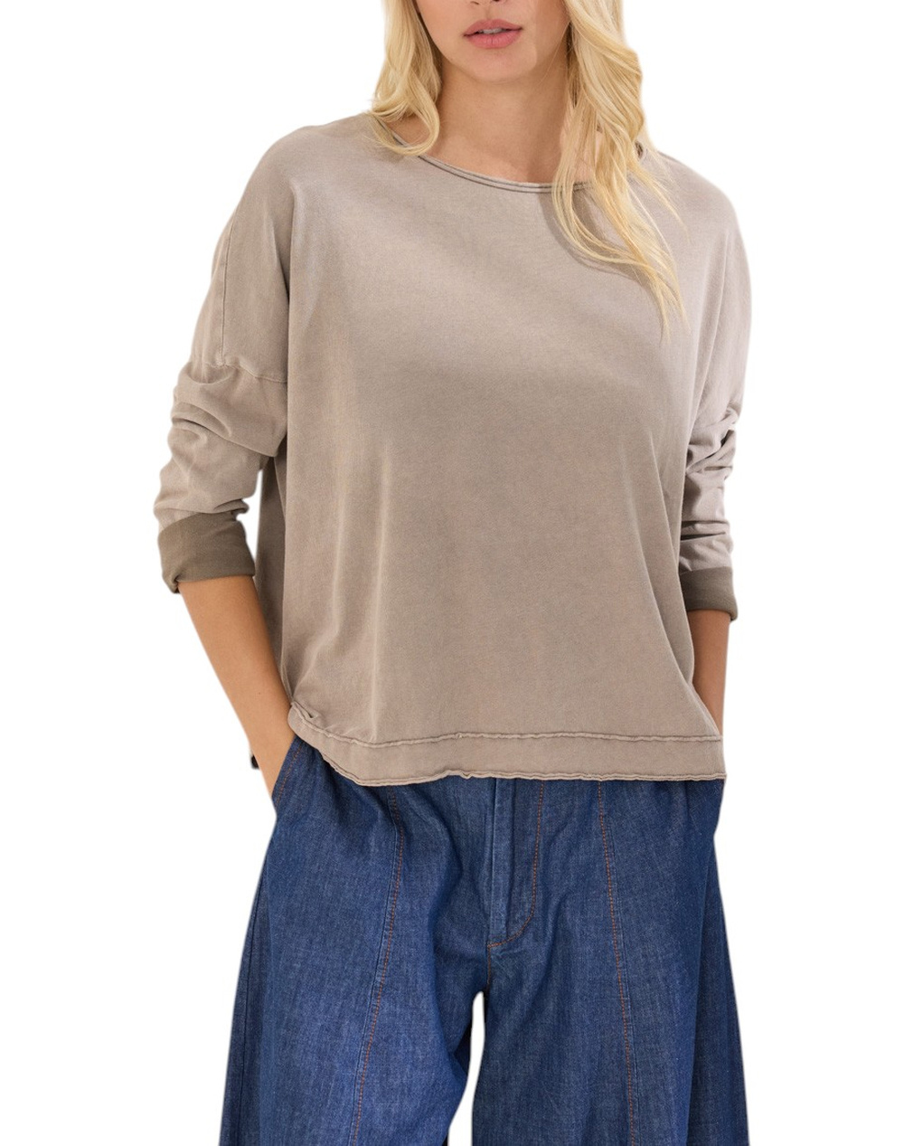 NAMASTE ΜΠΛΟΥΖΑ SAMIR SS0726038-BEIGE Biege