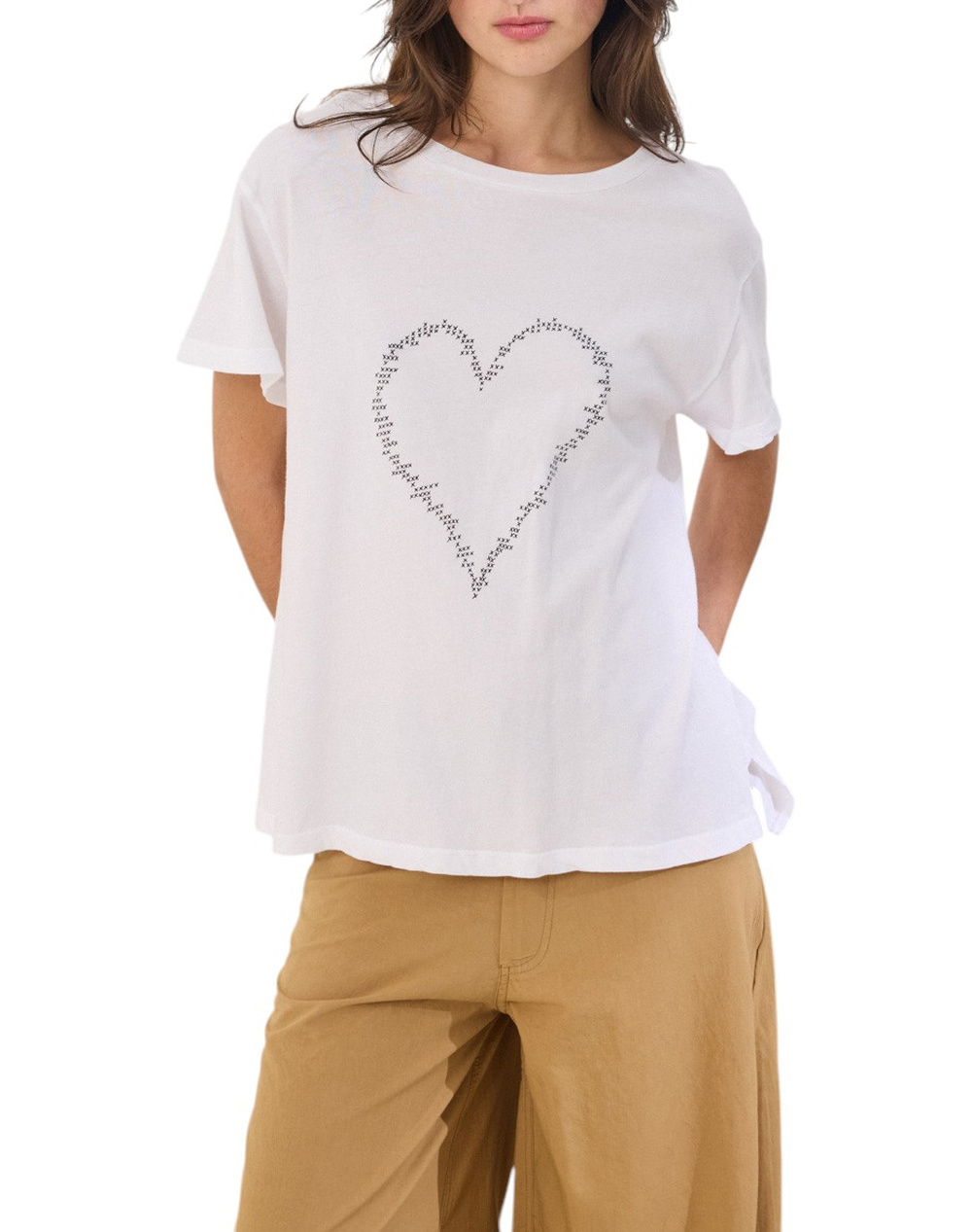 NAMASTE ΜΠΛΟΥΖΑ GOULD SS0726036-WHITE White
