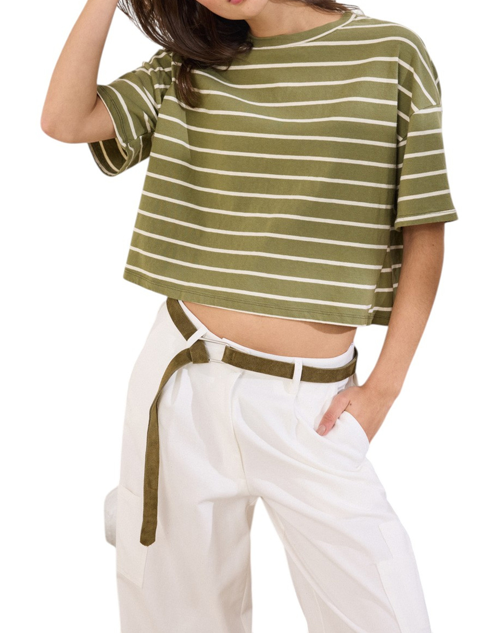 NAMASTE ΜΠΛΟΥΖΑ ELENAI_1 SS0726026-OLIVE Olive