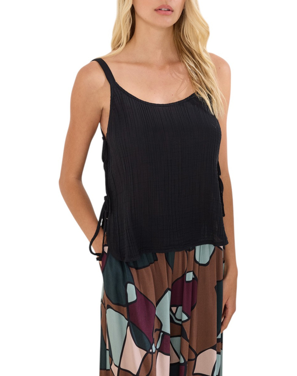 NAMASTE ΤΟΠ TREVINO_1 SS1326011-BLACK Black