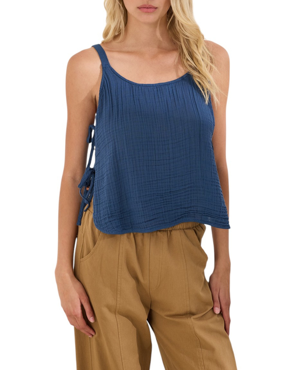 NAMASTE ΤΟΠ TREVINO_1 SS1326011-BLUE Blue