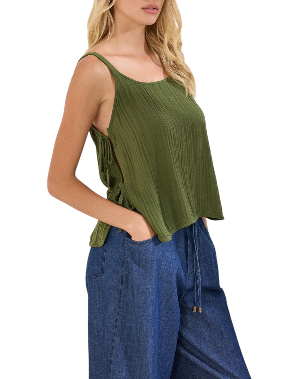 NAMASTE NAMASTE ΤΟΠ TREVINO_1 SS1326011-GREEN Green - 2