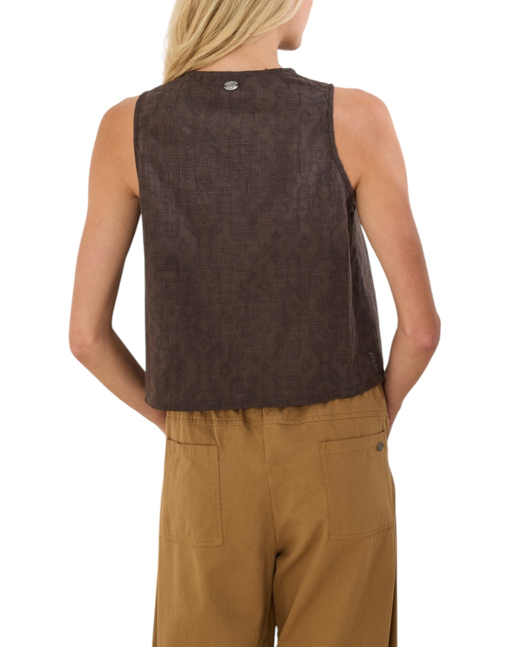 NAMASTE ΤΟΠ PARKELLA SS1326020-CACAO Chocolate