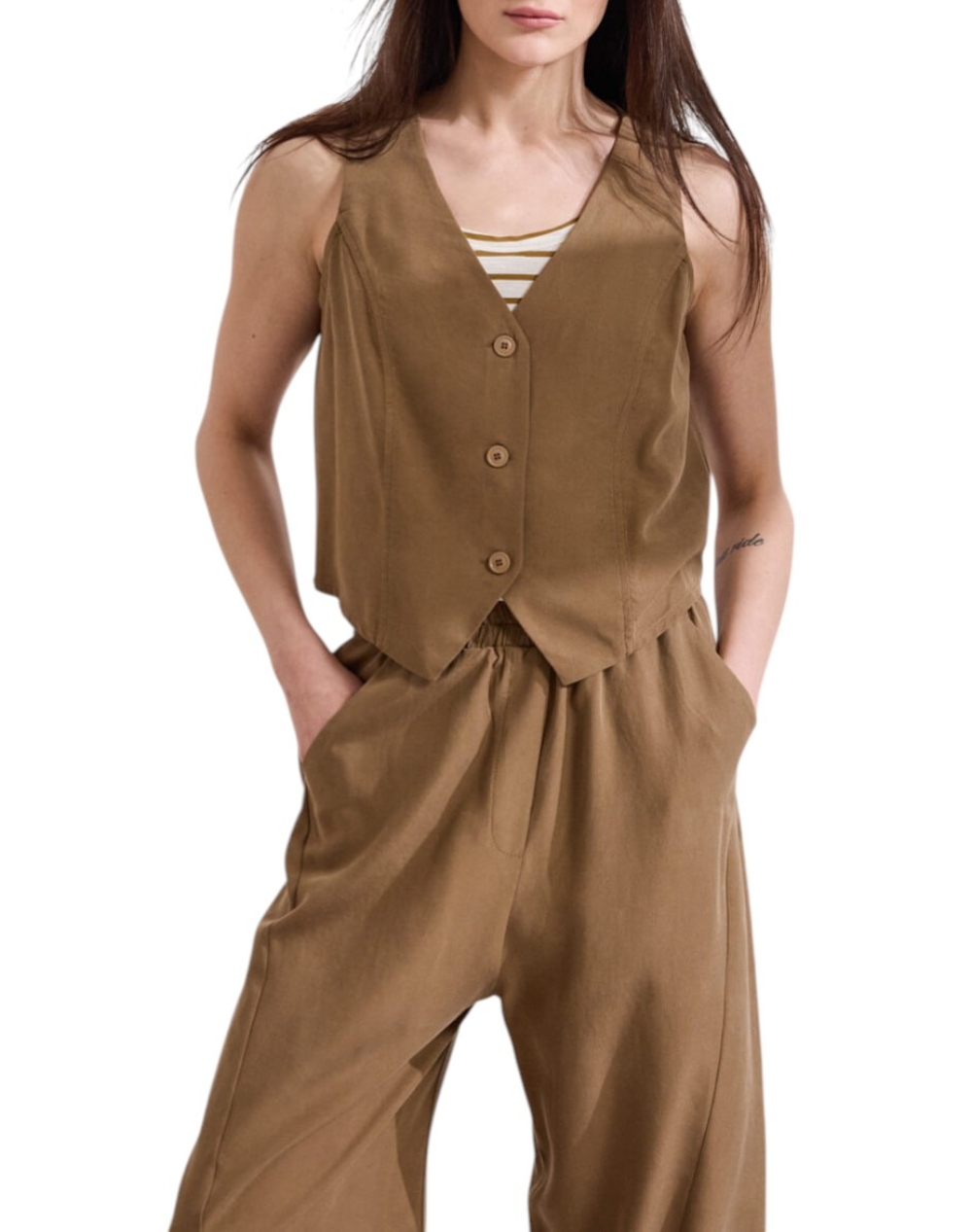 NAMASTE ΓΙΛΕΚΟ JOAN SS2226004-CACAO Chocolate