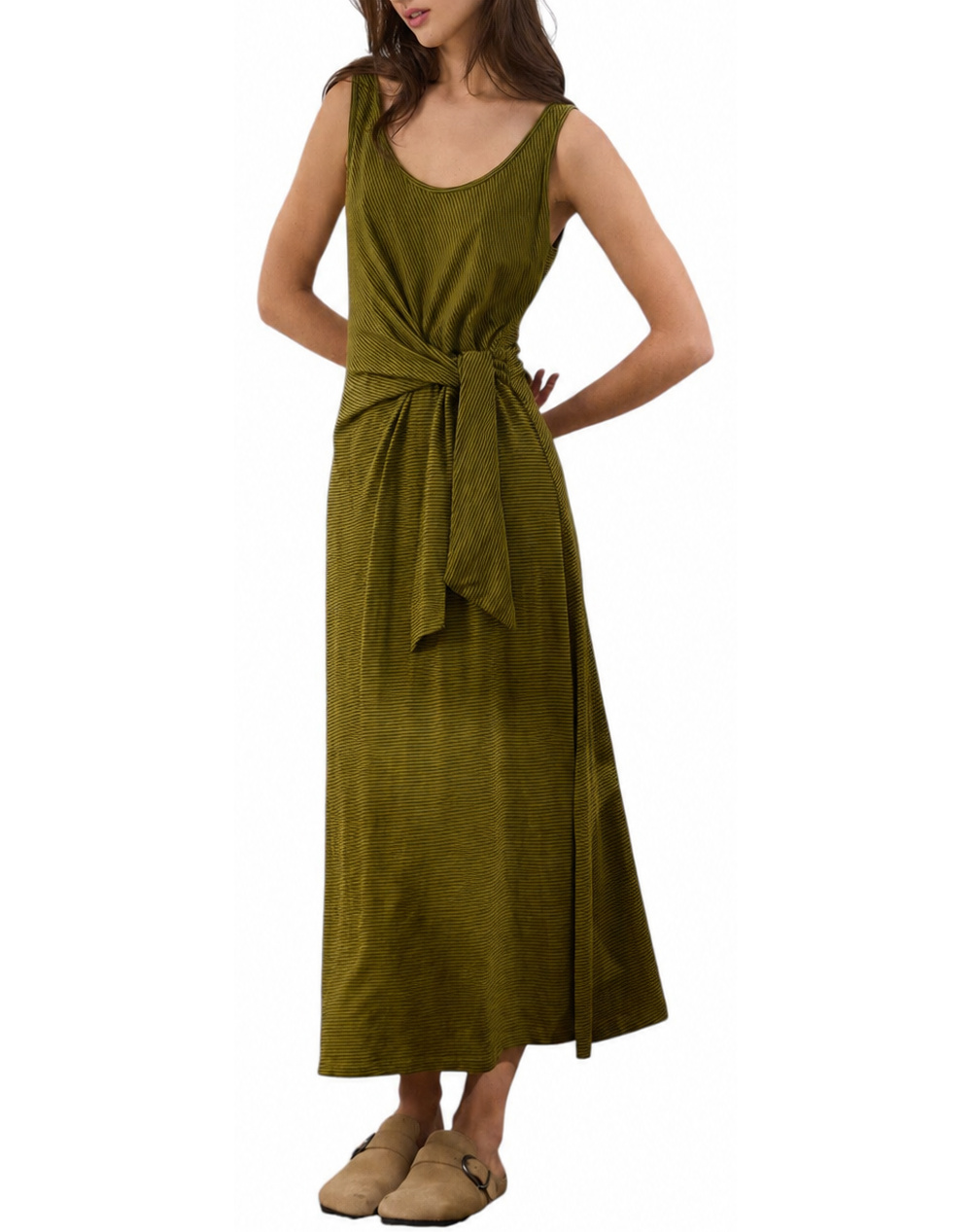 NAMASTE NAMASTE ΦΟΡΕΜΑ FAELINA SS0826034-OLIVE Olive - 2