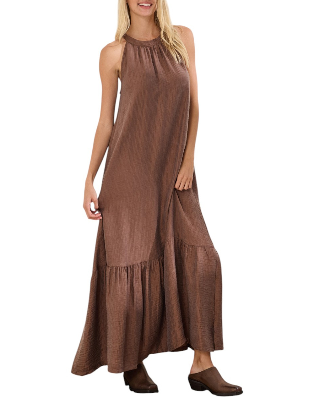NAMASTE ΦΟΡΕΜΑ OTELIA_1 SS0826051-CACAO Chocolate