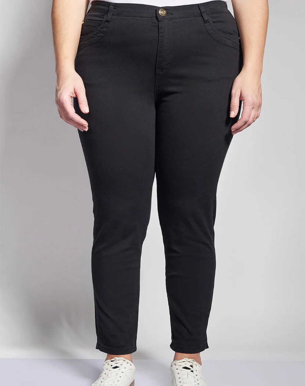PARABITA Παντελόνι πεντάτσεπο slim fit 012610205378-002 Black