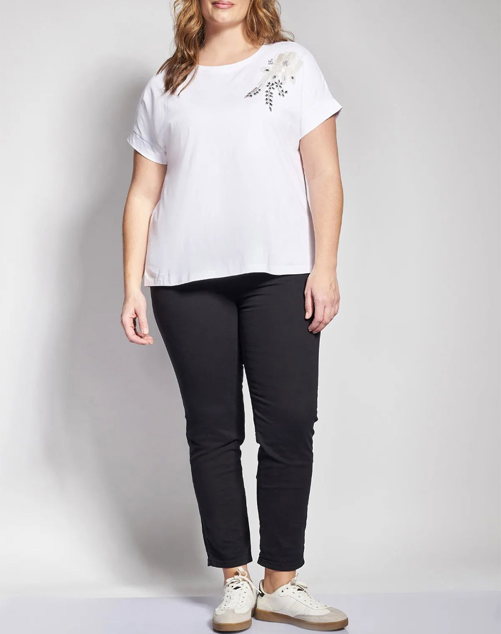 PARABITA Παντελόνι πεντάτσεπο slim fit 012610205378-002 Black φωτογραφία