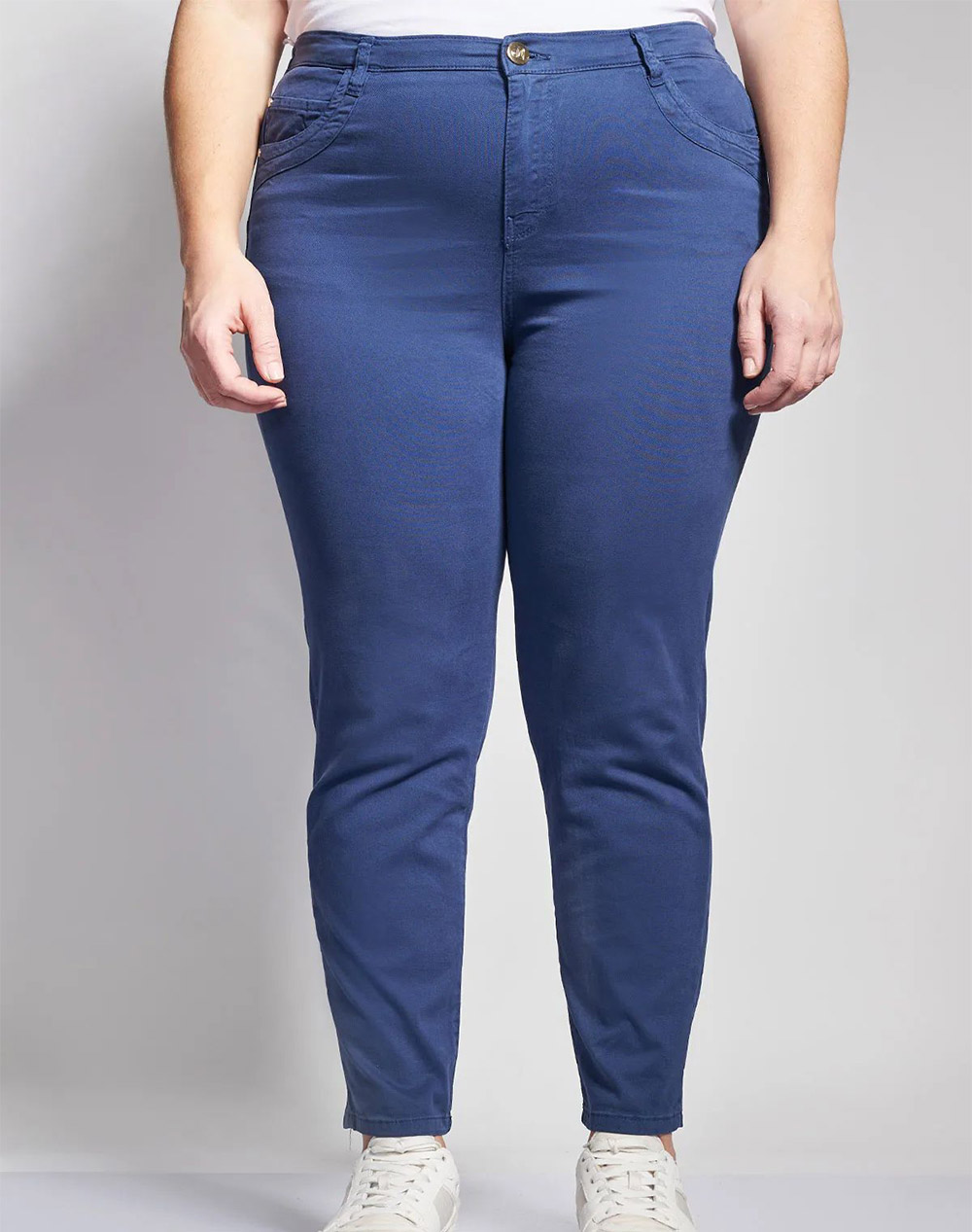 PARABITA Παντελόνι πεντάτσεπο slim fit 012610205378-003 Blue