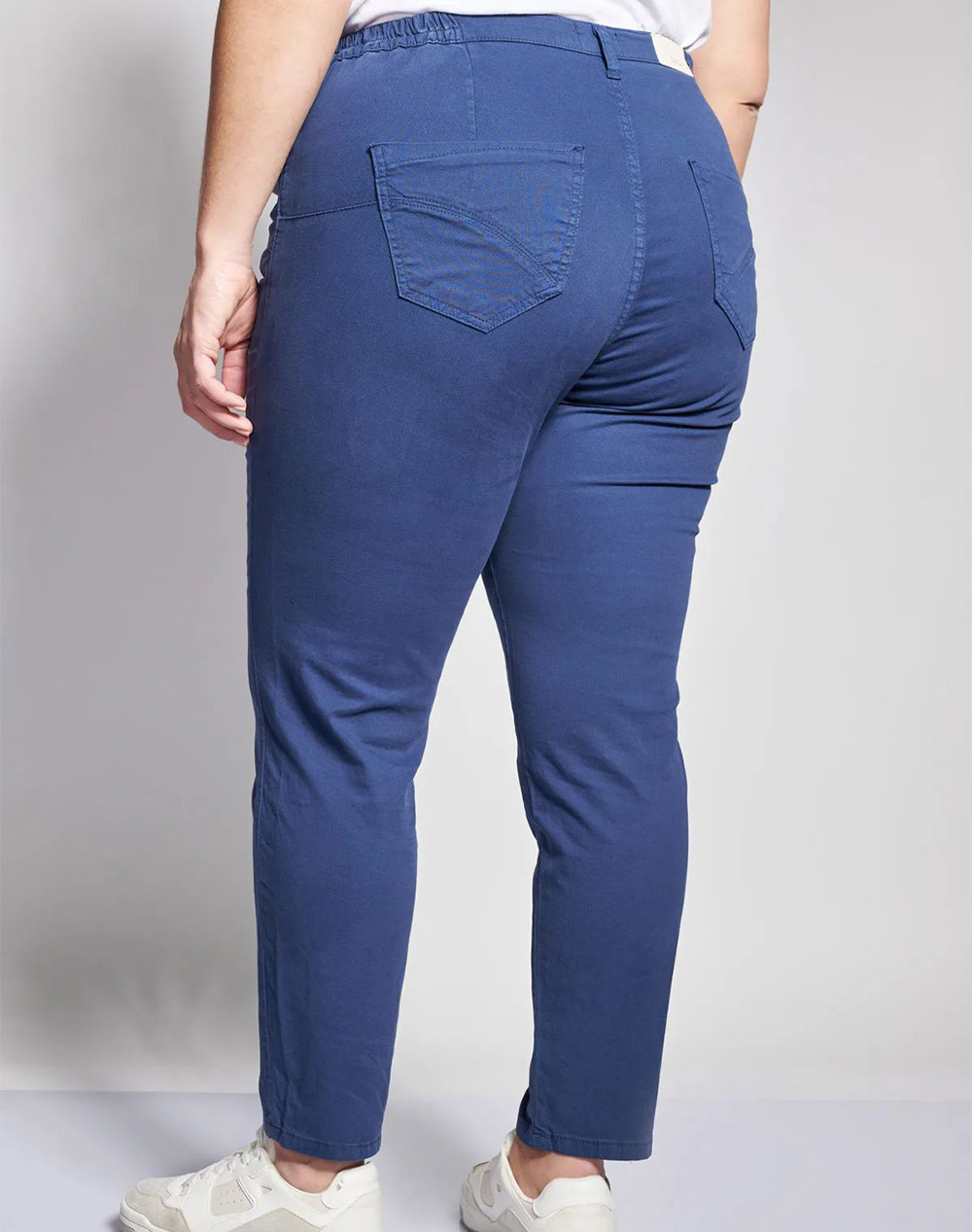PARABITA Παντελόνι πεντάτσεπο slim fit 012610205378-003 Blue φωτογραφία