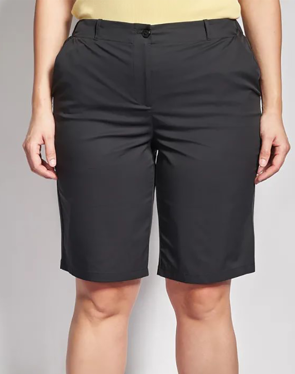 PARABITA Βερμούδα Καμπαρντίνα με τσέπες 012610207737-002 Black