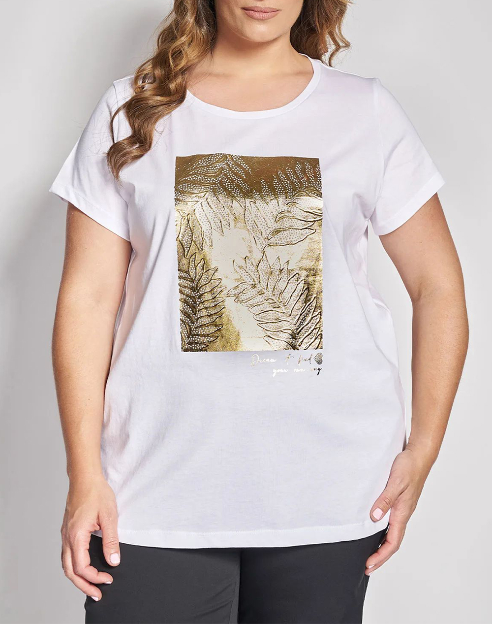 PARABITA PARABITA T-shirt μπλούζα με τύπωμα 012610100570-001 White