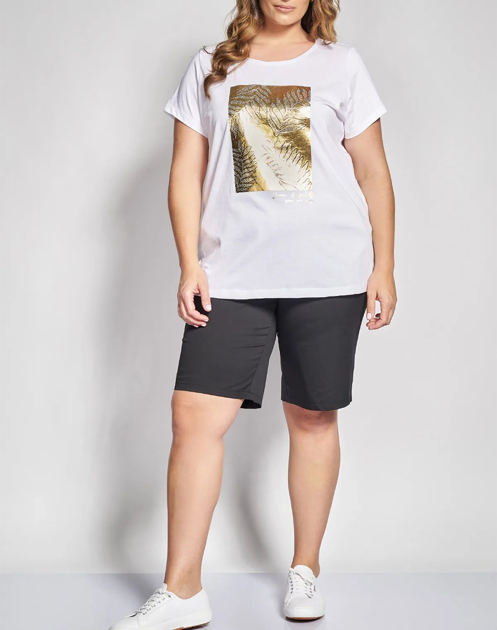 Parabita T-Shirt Μπλούζα με Τύπωμα 012610100570-001 White Γυναικεία ρούχα μπλούζες Τ-Shirt Politikos Shop Πολιτικός