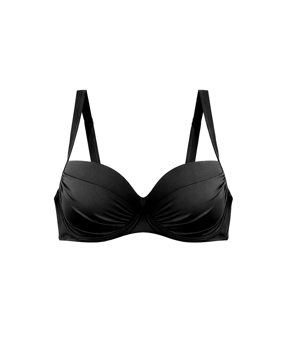 SOLANO 00-1/ΜΑΓΙΟ ΤΟΠ ΜΟΝΟΧΡ. 80%PL-20%EL 50-1041D-101 Black