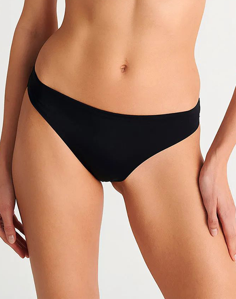 Sugarfree Γυναικείο Recycled Hipster Bikini Σλιπ Μαύρο Ανακυκλωμένο Πολυαμίδιο Ελαστάνη