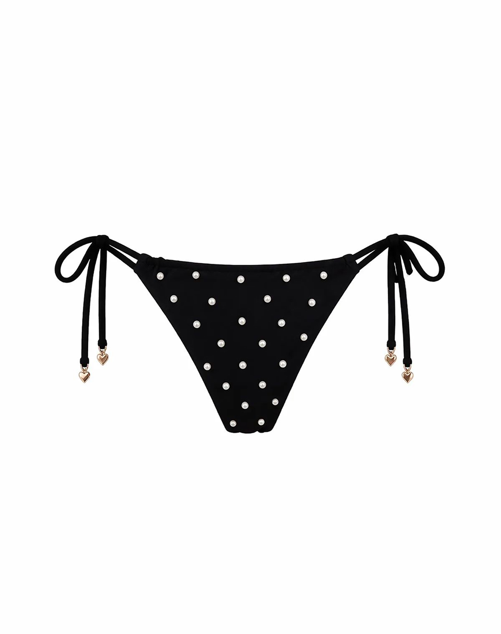 Sugarfree Γυναικείο Brazilian Bikini Σλιπ Μαύρο Πολυαμίδιο Spandex