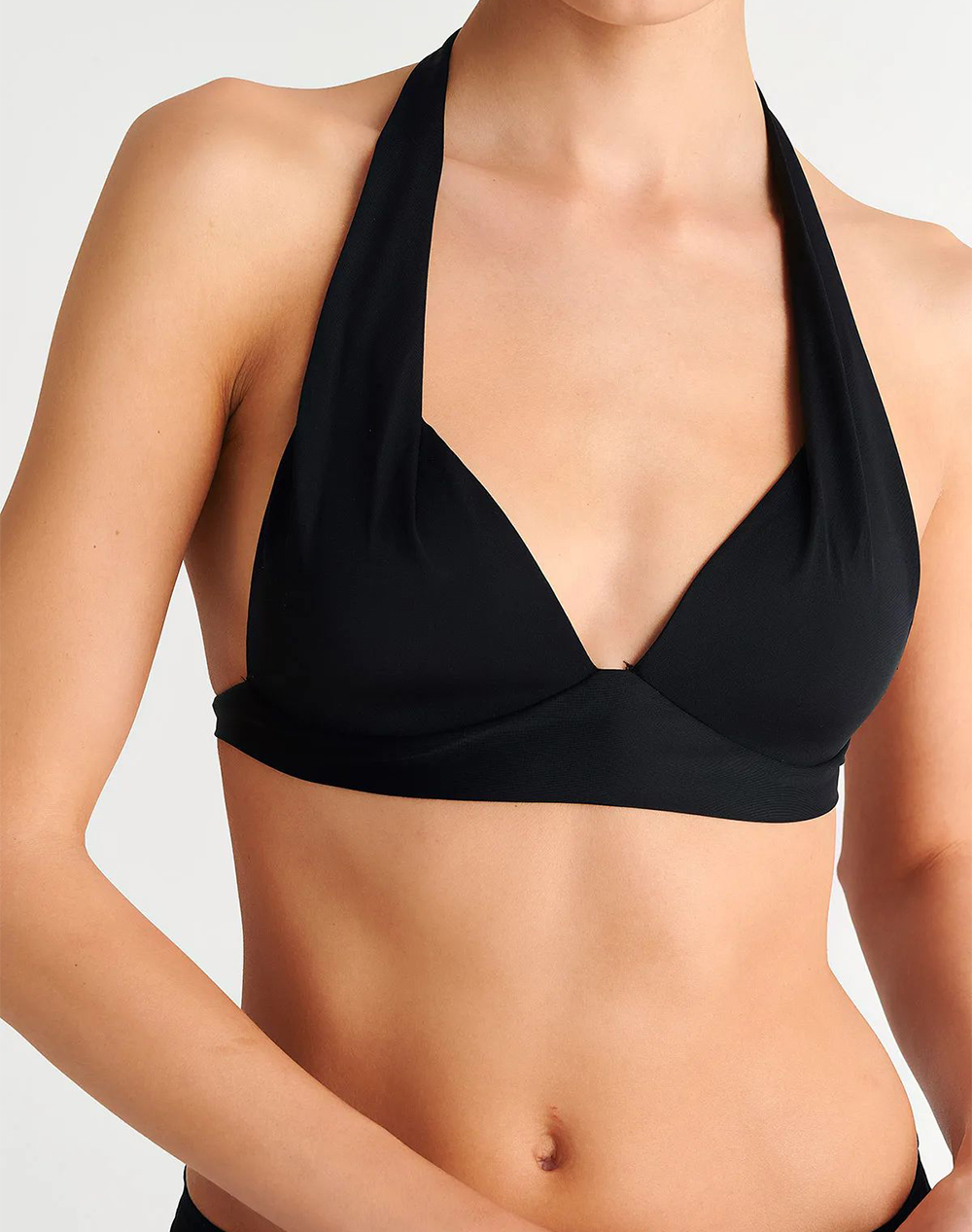Sugarfree Γυναικείο Recycled Τριγωνικό Bikini Τοπ Μαύρο Ανακυκλωμένο Πολυαμίδιο Ελαστάνη