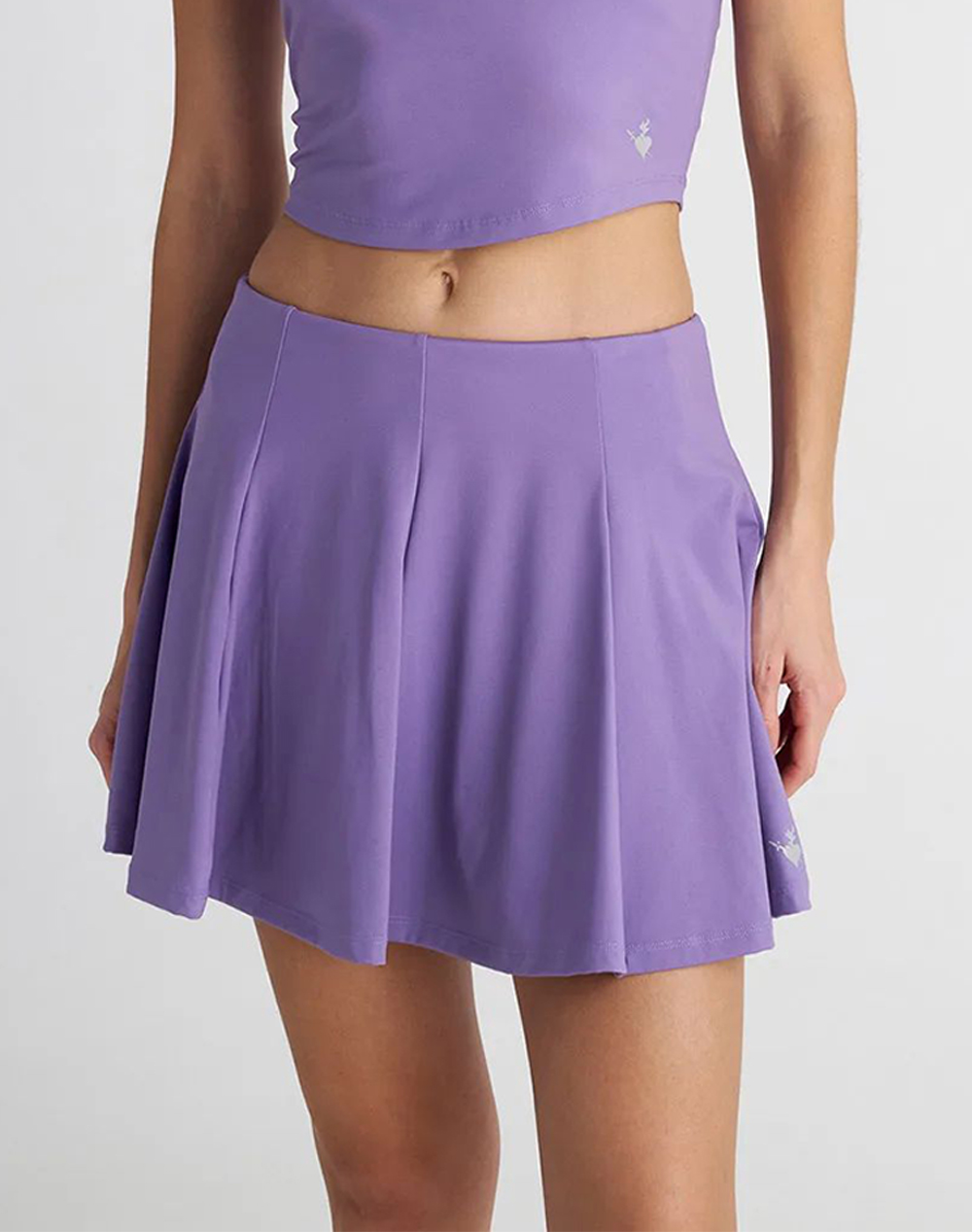 Sugarfree Γυναικεία Φούστα/Σόρτς Λιλά Νάυλον Spandex