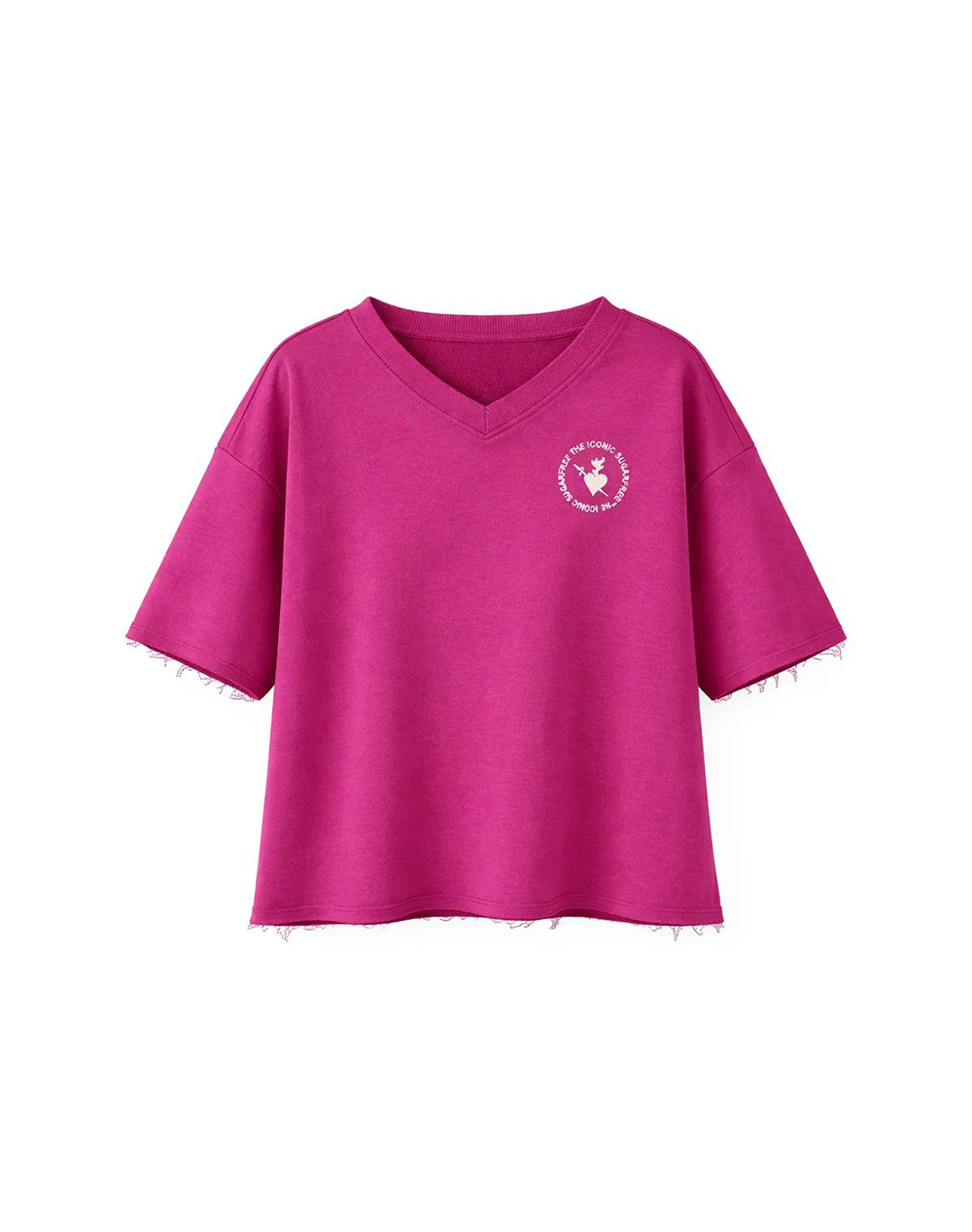 Sugarfree Μπλούζα 26812079-716 Fuchsia Γυναικεία ρούχα μπλούζες φούτερ Politikos Shop Πολιτικός