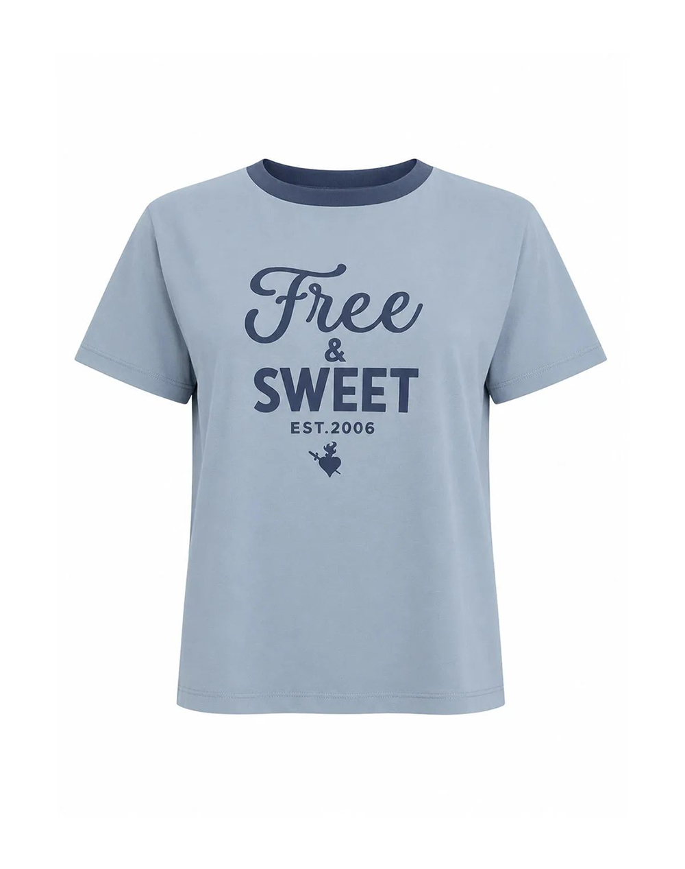 Sugarfree Mπλουζα 26812086-421 Lightblue Γυναικεία ρούχα μπλούζες Τ-Shirt Politikos Shop Πολιτικός