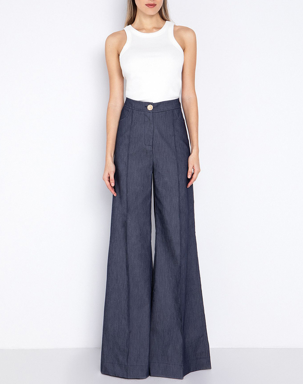 Toi Moi Παντελόνι 20-5822-126-850 Denimblue Γυναικεία ρούχα παντελόνια Chinos Politikos Shop Πολιτικός