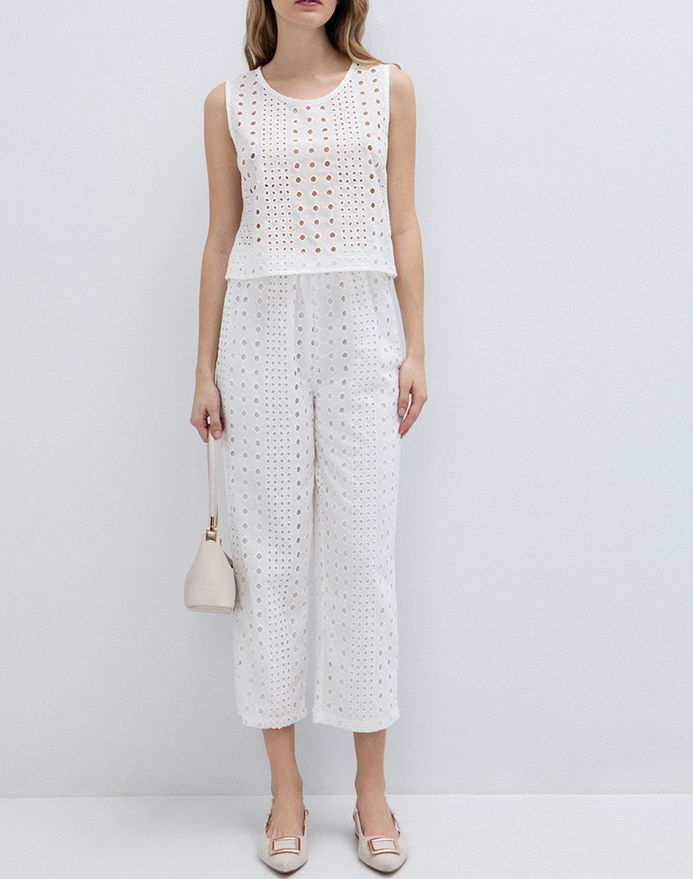 Toi Moi Παντελόνι 20-5907-126-1002 Offwhite Γυναικεία ρούχα παντελόνια Υφασματινα Politikos Shop Πολιτικός