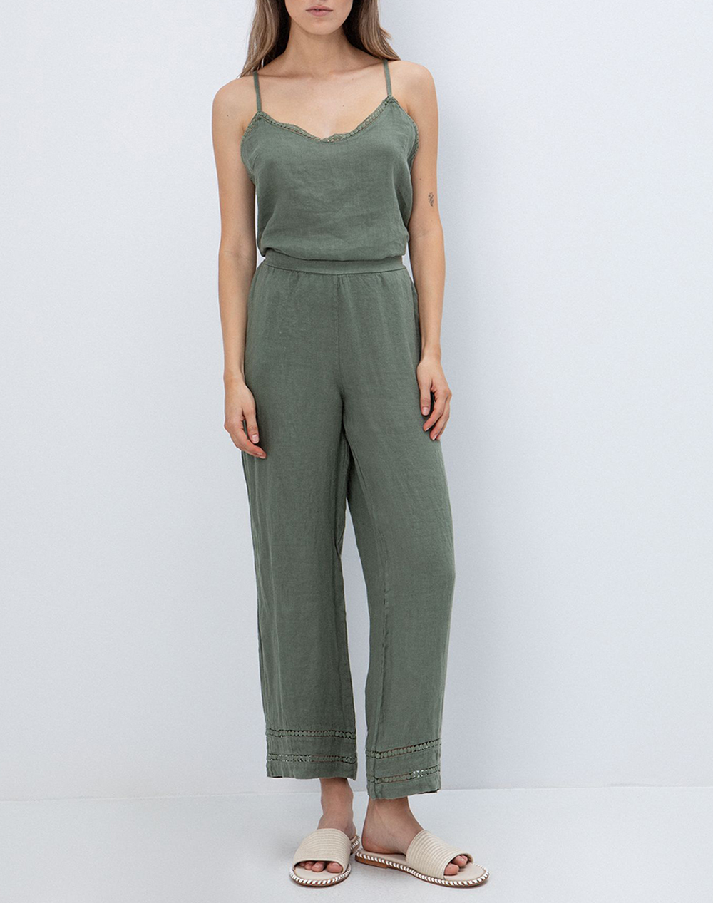 Toi Moi Παντελόνι 20-5994-126-334 Khaki Γυναικεία ρούχα παντελόνια Υφασματινα Politikos Shop Πολιτικός