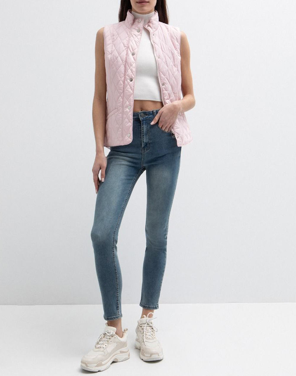 Toi Moi Tzin 20-5747-126-1013 Denimblue Γυναικεία ρούχα παντελόνια Jean 5P Cargo Politikos Shop Πολιτικός