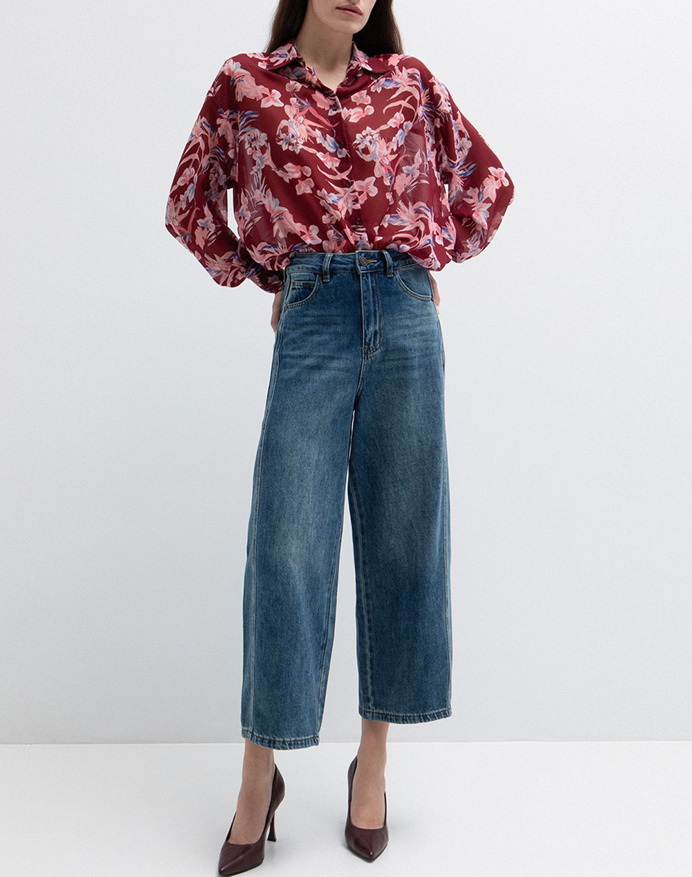 Toi Moi Τζην 20-5814-126-1013 Denimblue Γυναικεία ρούχα παντελόνια Jean 5P Cargo Politikos Shop Πολιτικός