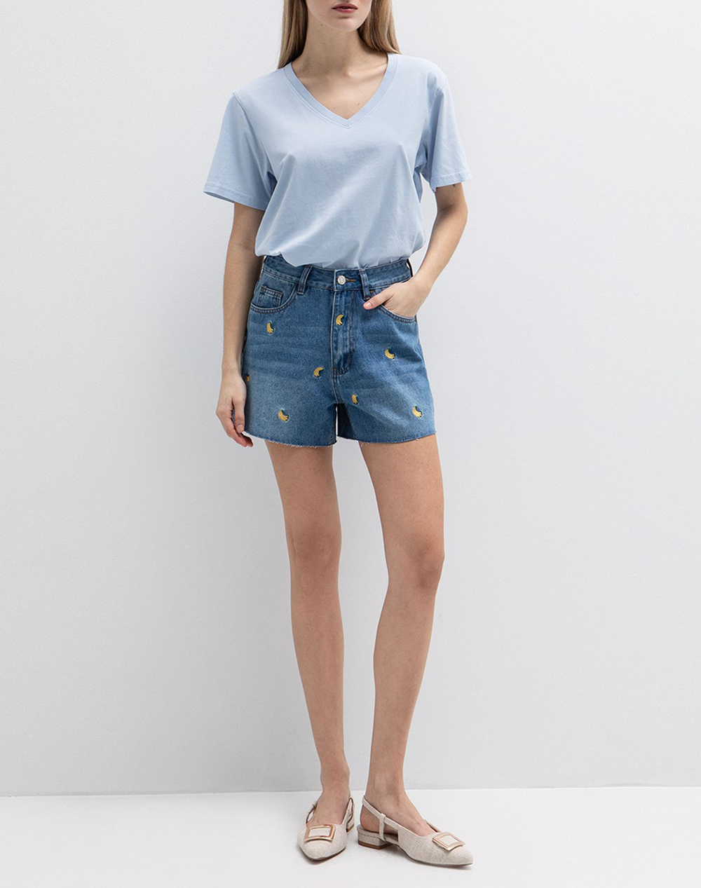 Toi Moi Τζiν Σορτς 20-5777-126-1013 Denimblue Γυναικεία ρούχα Βερμουδες Politikos Shop Πολιτικός
