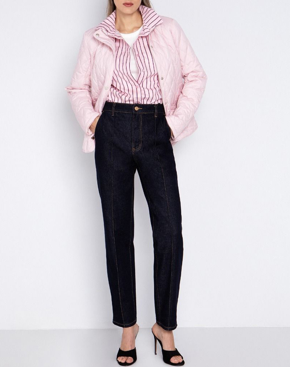 Toi Moi Μπουφάν 60-1705-126-364 Pink Γυναικεία ρούχα Πανωφορια μπουφάν Politikos Shop Πολιτικός