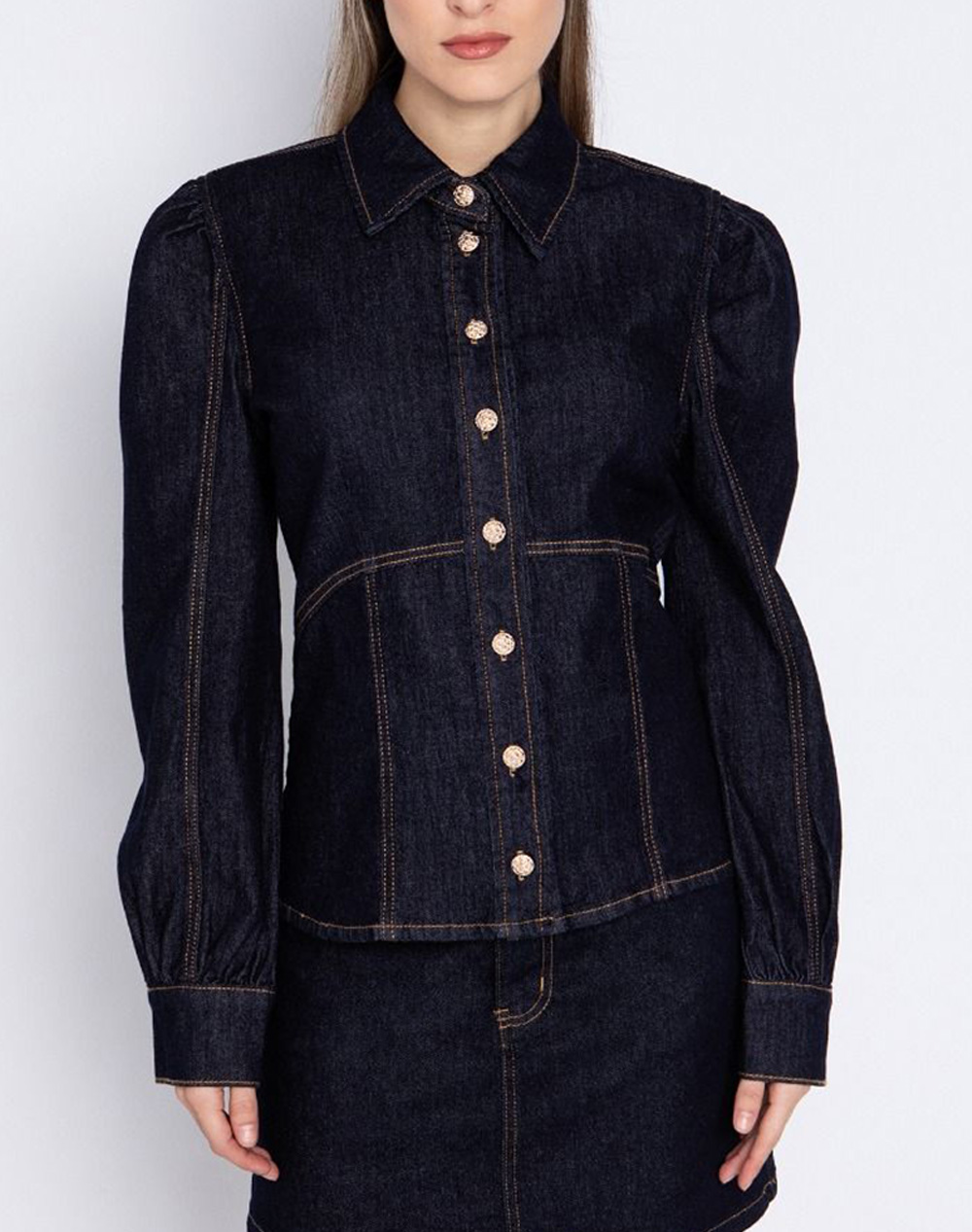 TOI&MOI ΤΖΙΝ ΠΟΥΚΑΜΙΣΟ 30-5695-126-1014 DenimDarkBlue