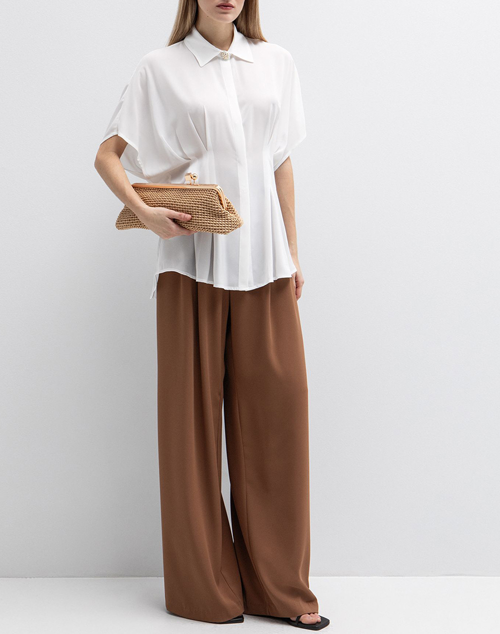 Toi Moi Πουκαμισο 30-5801-126-1002 Offwhite Γυναικεία ρούχα πουκάμισα Politikos Shop Πολιτικός