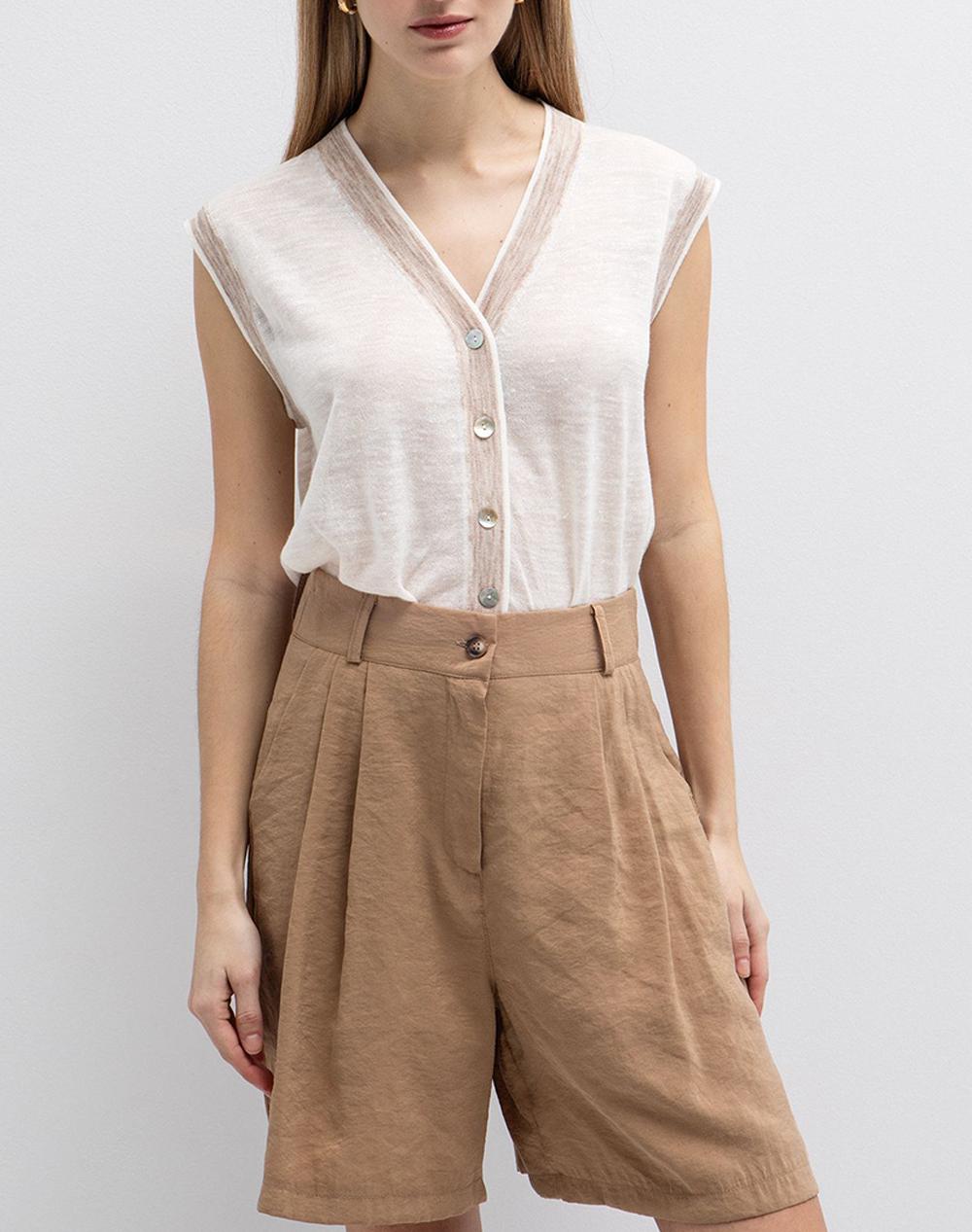 TOI&MOI ΠΛΕΚΤΗ ΖΑΚΕΤΑ 70-4954-126-1002 Ecru