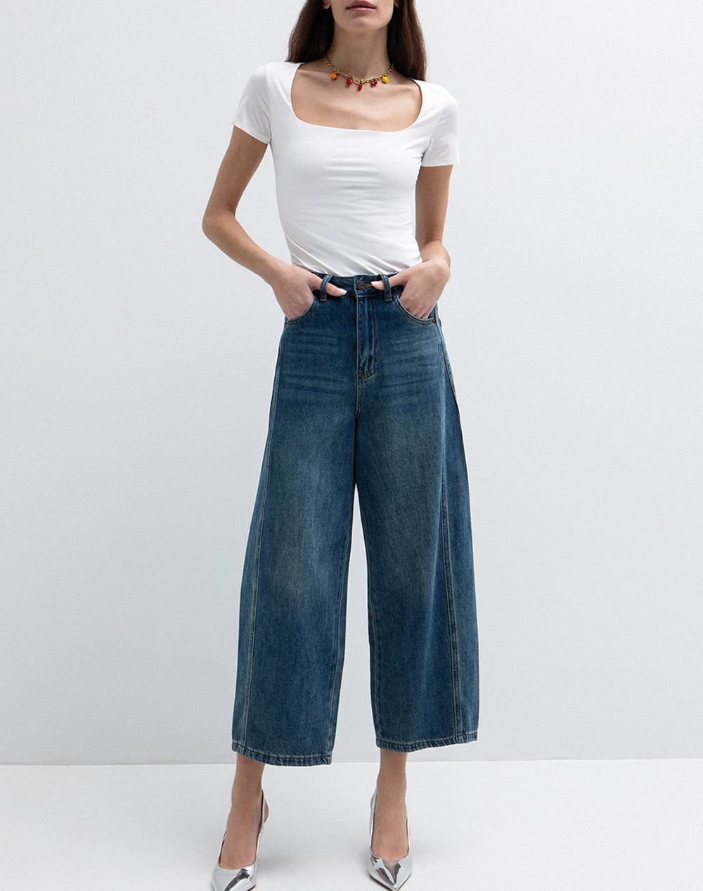Toi Moi Μπλούζα 80-6750-126-1002 Offwhite Γυναικεία ρούχα μπλούζες Τ-Shirt Politikos Shop Πολιτικός