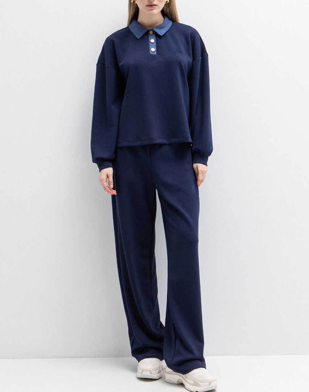 Toi Moi Μπλούζα 80-6748-126-350 Navyblue Γυναικεία ρούχα μπλούζες Polo Politikos Shop Πολιτικός