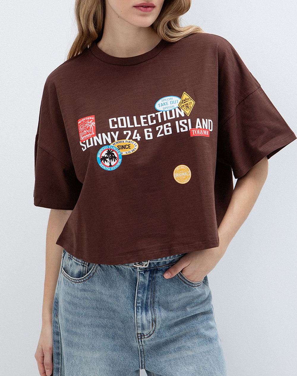 TOI&MOI ΜΠΛΟΥΖΑ 80-6789-126-330 Brown