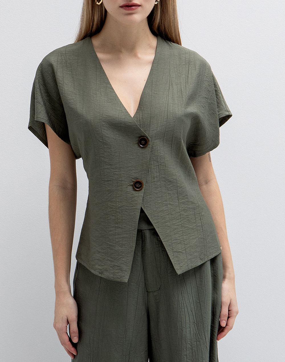 Toi & moi TOI&MOI ΜΠΛΟΥΖΑ 30-5800-126-334 Khaki