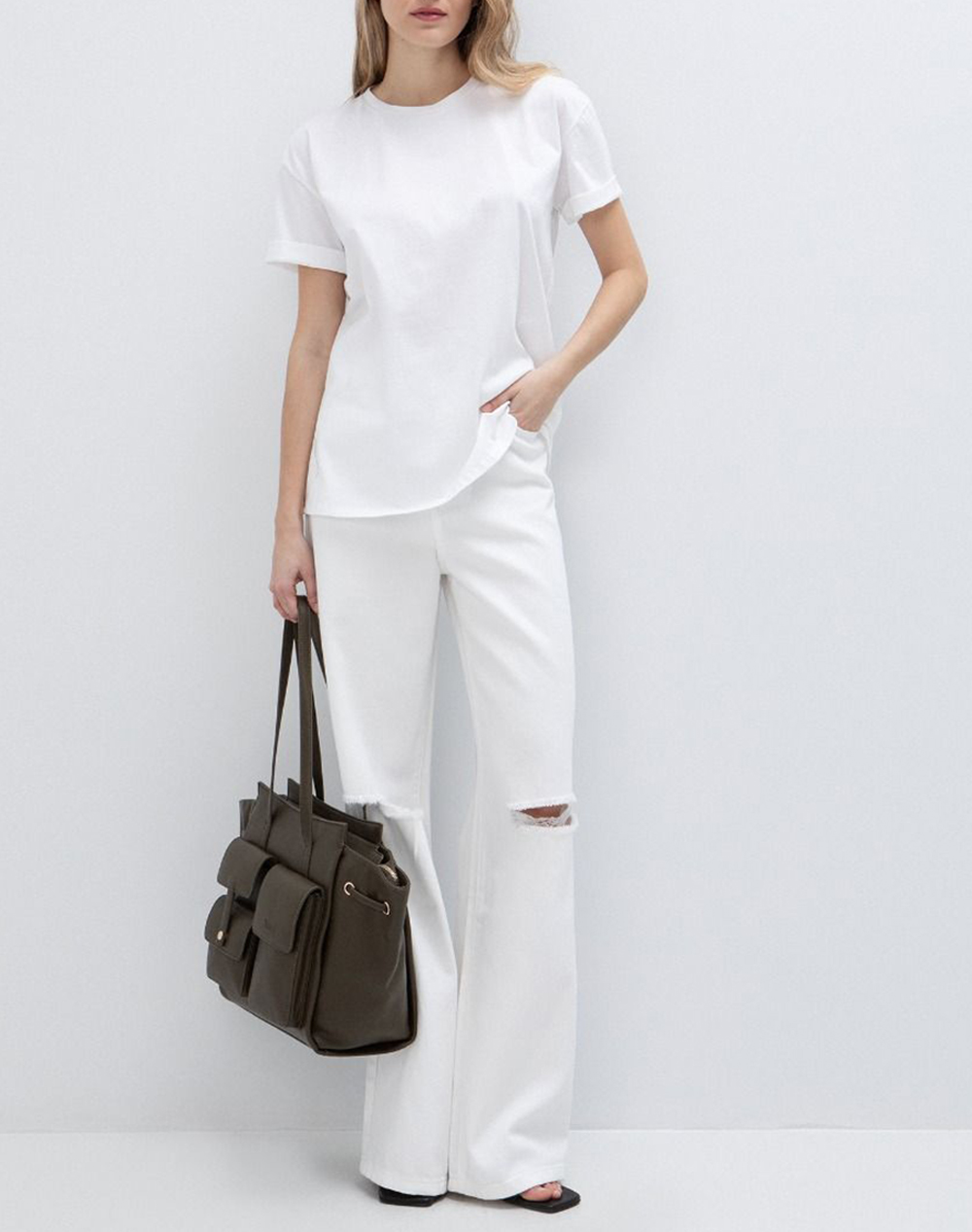 Toi Moi Μπλούζα 80-6743-126-1002 Offwhite Γυναικεία ρούχα μπλούζες Τ-Shirt Politikos Shop Πολιτικός