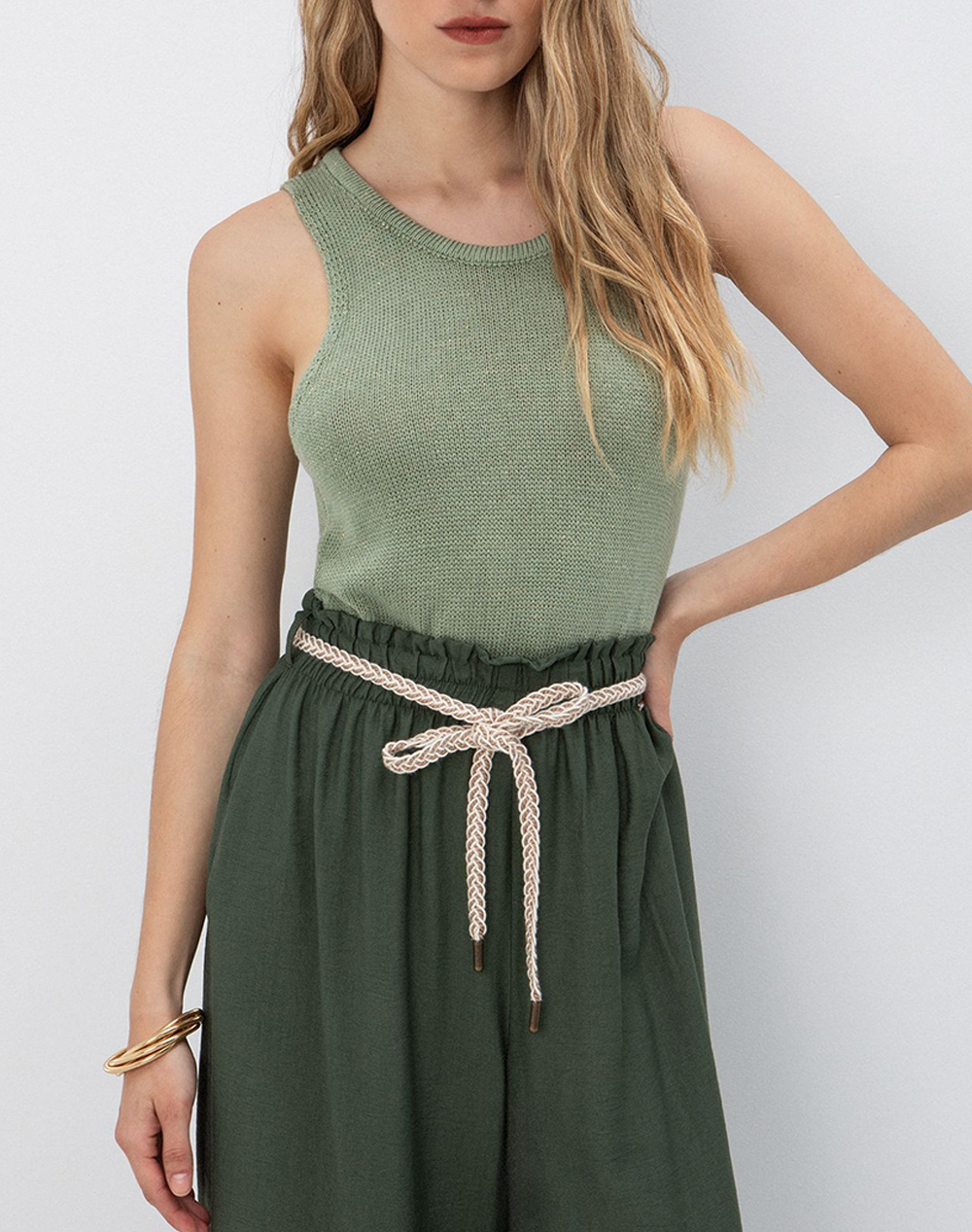 TOI&MOI ΠΛΕΚΤΗ ΜΠΛΟΥΖΑ 70-4964-126-334 Khaki