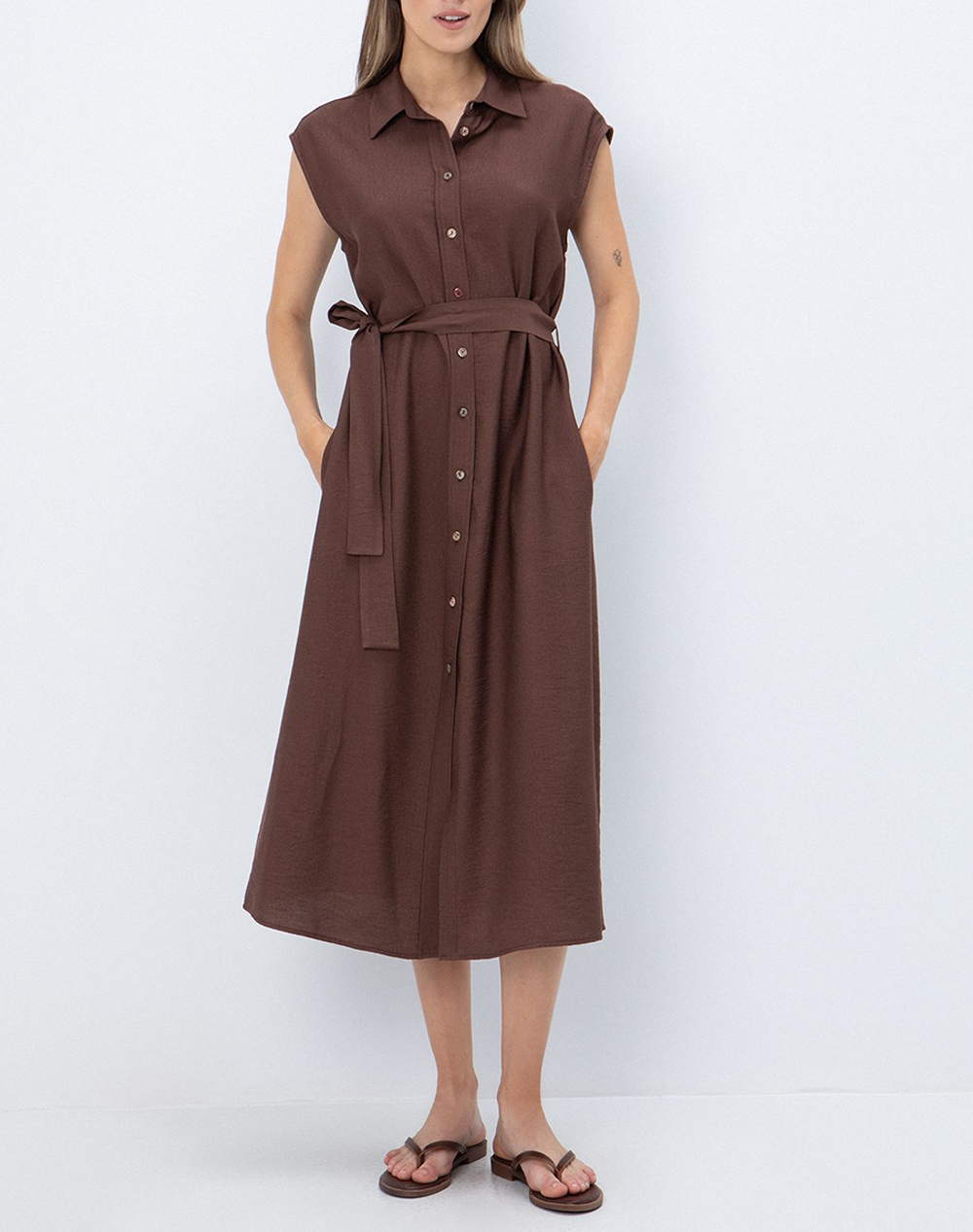 TOI-MOI ΦΟΡΕΜΑ 85%CV-15%PA 50-6903-126-BROWN Brown