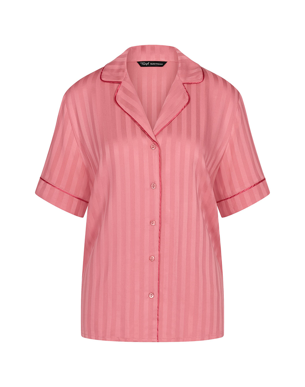 TRIUMPH Amourette Jacquard Boyfriend Shirt 10227193-00BE Pink